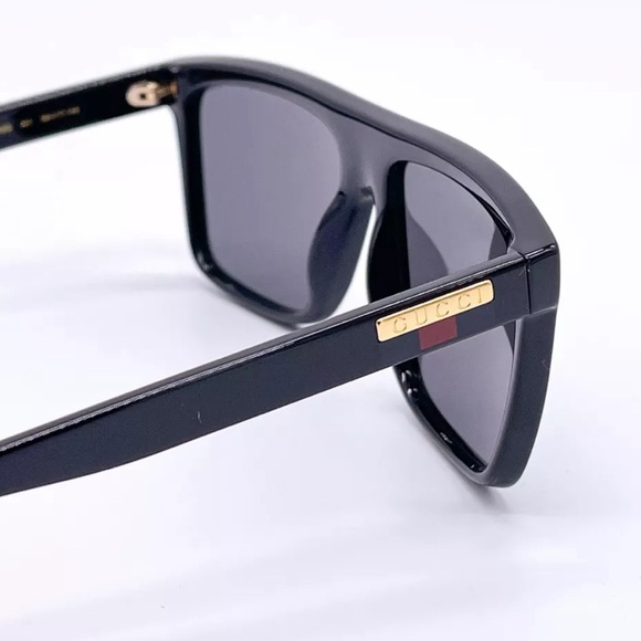 💯 - New Authentic Gucci Grey Browline unisex Sunglasses GG0748S 001 59.